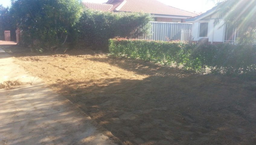 Lawn removal in Perth